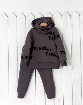 Комплект (Trendy на титане) | Артикул: КД411/1-Ф | Детская одежда оптом от «Бэби-Бум»