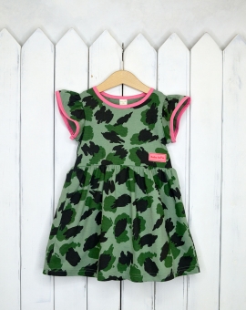 Платье (цвет зелёный) | Артикул: С117/1-К | Детская одежда от «Бэби-Бум»
