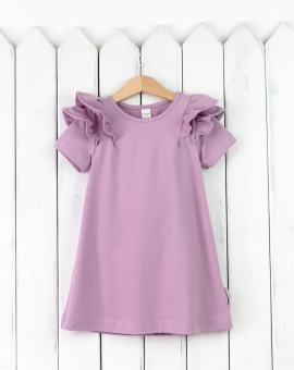 Платье (лила) | Артикул: С158/3-К | Детская одежда от «Бэби-Бум»