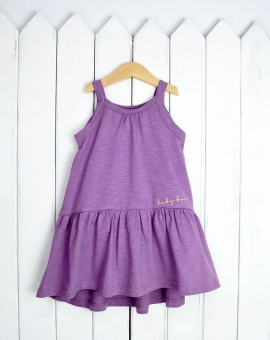 Сарафан (цвет пыльно-лиловый) | Артикул: С90/7-К | Детская одежда оптом от «Бэби-Бум»