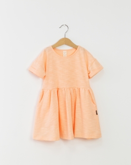 Платье (абрикос) | Артикул: С156/8-К | Детская одежда от «Бэби-Бум»