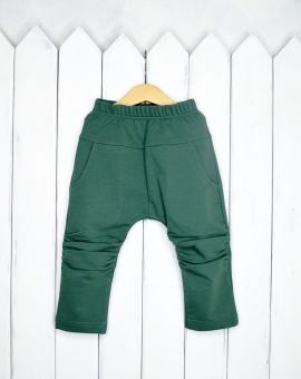 Брюки (цвет зелёный) | Артикул: П62/2-Ф | Детская одежда оптом от «Бэби-Бум»