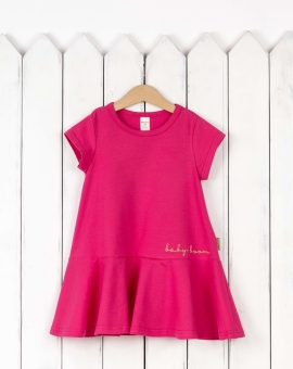Платье (цвет фуксия) | Артикул: С189/2-К | Детская одежда от «Бэби-Бум»