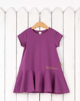 Платье (цвет  лиловый) | Артикул: С189/6-К | Детская одежда от «Бэби-Бум»