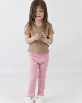 Брюки (широкая лапша/розовый) | Артикул: П84/8-К-Б | Детская одежда от «Бэби-Бум»