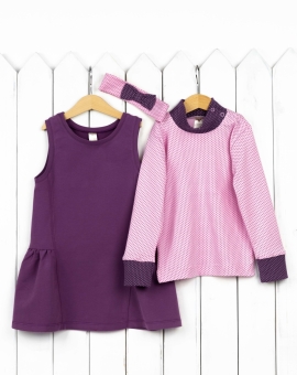 Комплект д/д (фиолетовый) | Артикул: КД82 | Детская одежда оптом от «Бэби-Бум»