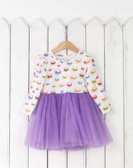Платье (жемчуг) | Артикул: С44/2-К | Детская одежда оптом от «Бэби-Бум»