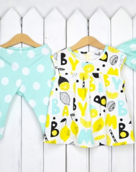 Комплект для девочки "Baby-Boom" | Артикул: КД248/1-К | Детская одежда оптом от «Бэби-Бум»