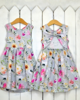 Платье "Фея цветов" | Артикул: С87/1-К | Детская одежда оптом от «Бэби-Бум»