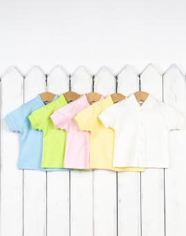 Рубашка с кор/рук. | Артикул: Р5-И | Детская одежда оптом от «Бэби-Бум»