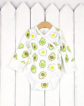 Боди (авокадо-яичница) | Артикул: Б77/14-И | Детская одежда от «Бэби-Бум»