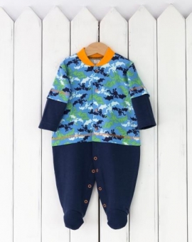 Комбинезон для мальчика | Артикул: К100-И | Детская одежда от «Бэби-Бум»