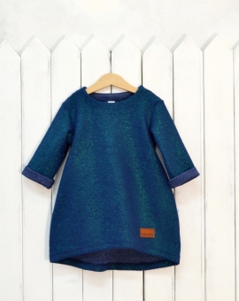 Платье (цвет синий) | Артикул: С52/2-Ф | Детская одежда от «Бэби-Бум»
