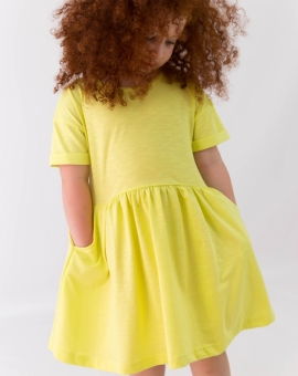 Платье (лимон) | Артикул: С156/10-К | Детская одежда от «Бэби-Бум»