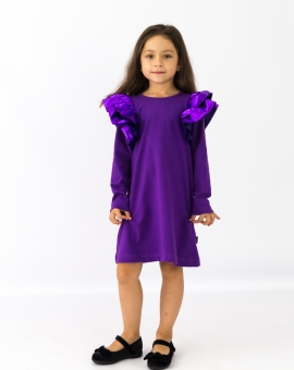 Платье "Диско"(длинный рукав) | Артикул: С163/2-К | Детская одежда от «Бэби-Бум»
