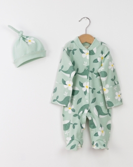 Комплект для новорожденных (киты) | Артикул: КН136/2-И | Детская одежда оптом от «Бэби-Бум»