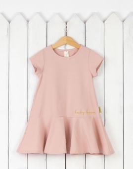 Платье (цвет  Светлая пудра) | Артикул: С189/4-К | Детская одежда от «Бэби-Бум»