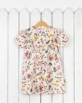 Платье (кулирка/цветочный сад) | Артикул: С192/2-К | Детская одежда от «Бэби-Бум»