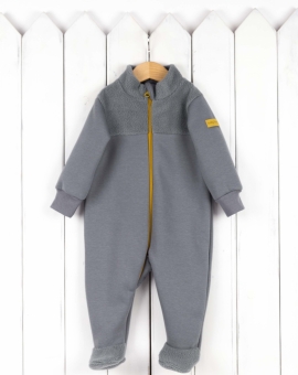 Комбинезон (серый) | Артикул: К353/7-Ф | Детская одежда оптом от «Бэби-Бум»