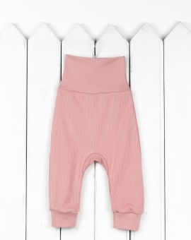 Брюки (интерлок с выставом/розовый) | Артикул: П60/5-И | Детская одежда оптом от «Бэби-Бум»