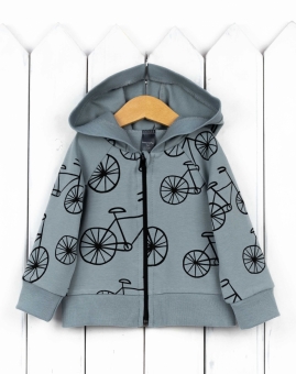 Куртка (футер/велосипеды на турмалине) | Артикул: Р59/1-Ф | Детская одежда оптом от «Бэби-Бум»