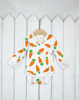 Боди (морковки) | Артикул: Б77/9-И | Детская одежда оптом от «Бэби-Бум»
