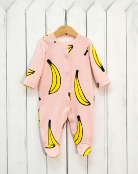 Комбинезон "Bananamama" (цвет розовый) | Артикул: К195/3-И | Детская одежда от «Бэби-Бум»