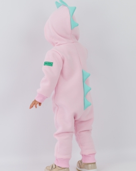 Комбинезон (цвет розовый) | Артикул: К210/1-Ф | Детская одежда оптом от «Бэби-Бум»